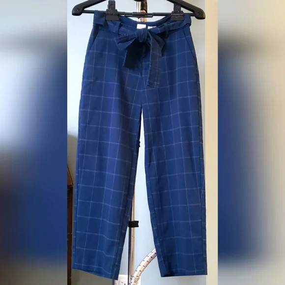 A New Day Plaid Trouser with a belt tie SZ 12 - Picture 1 of 6